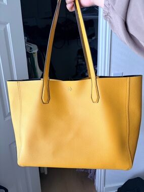 Tory Burch Large Blake Tote - Yellow/Navy